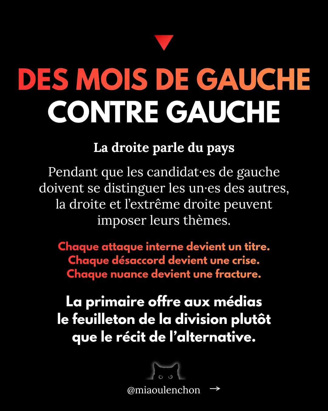 La primaire qui fait taire la gauche — diapositive 5