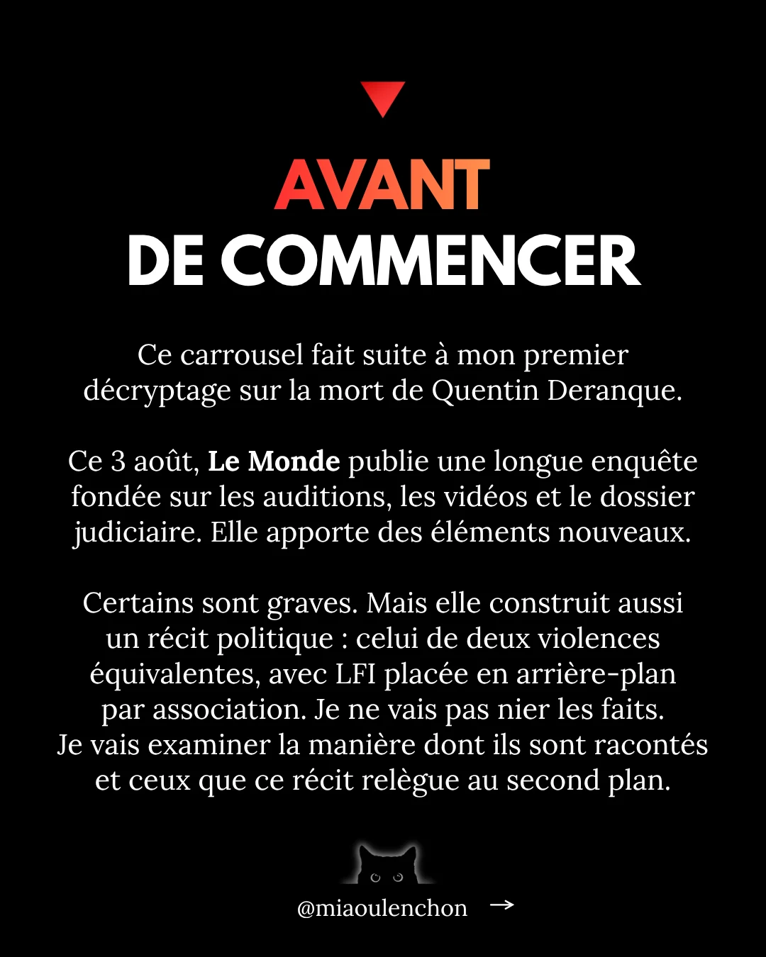 Deranque : le récit inversé — diapositive 2