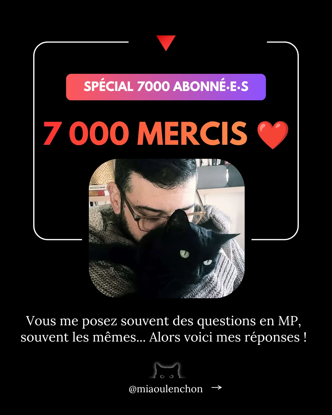 7 000 mercis : vos questions, mes réponses — diapositive 1
