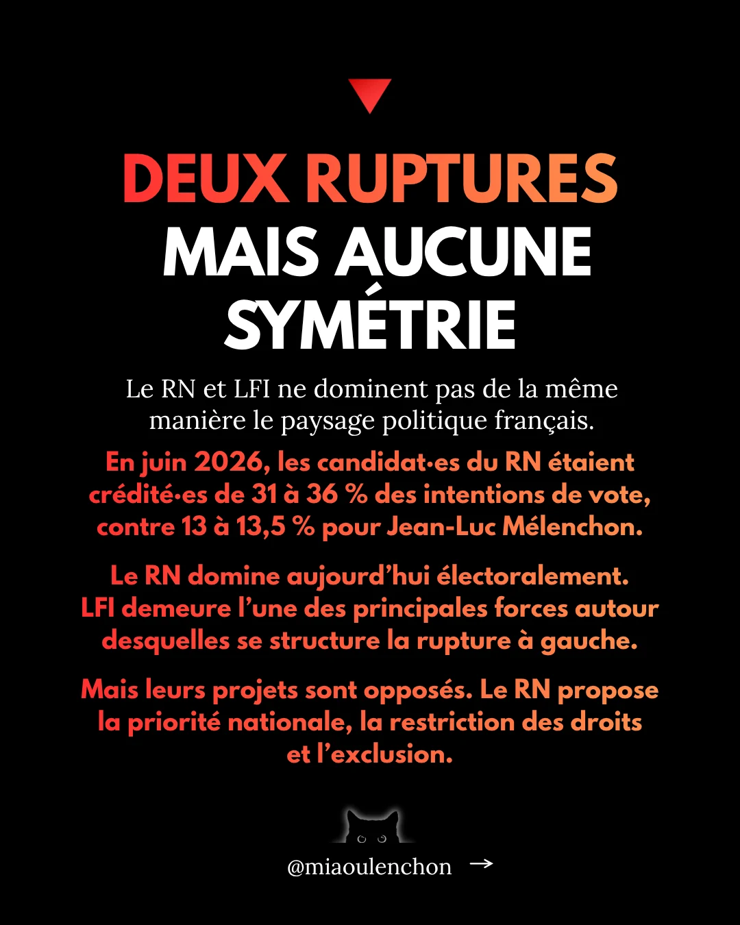La radicalité : la cohérence centrale pour gagner en 2027 — diapositive 4