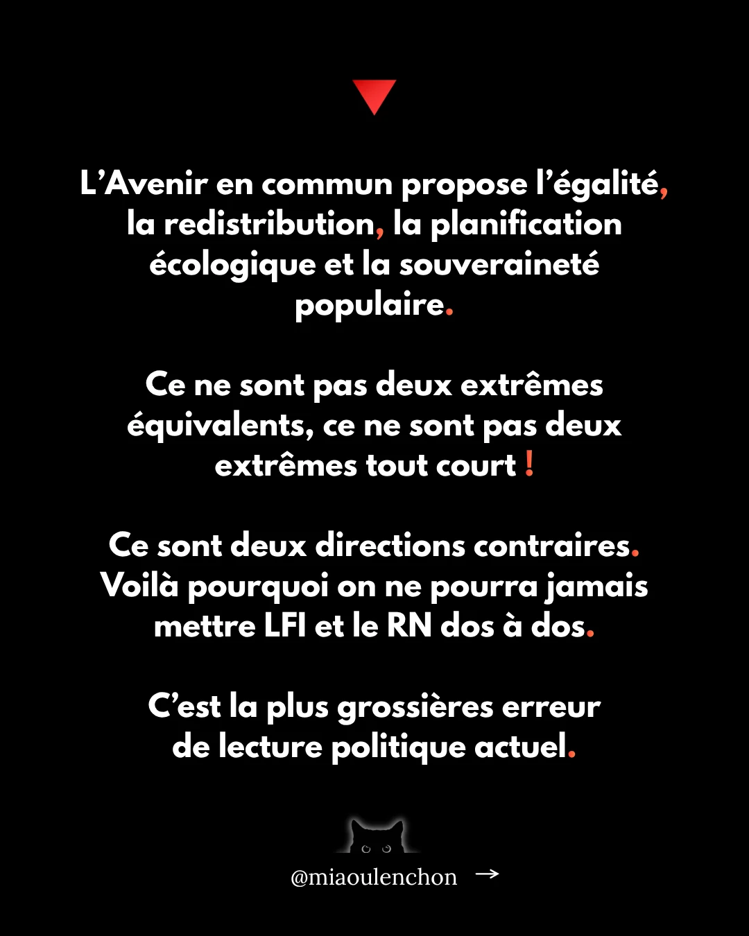 La radicalité : la cohérence centrale pour gagner en 2027 — diapositive 5
