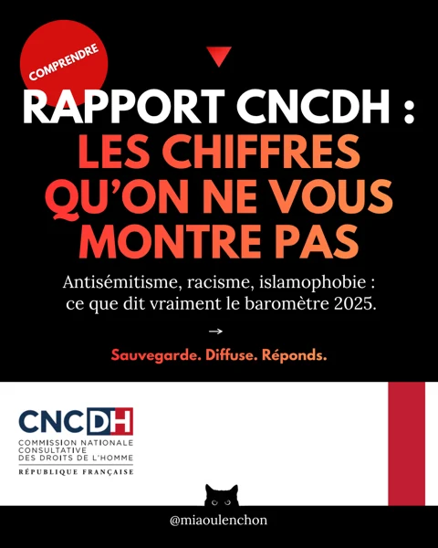 Racisme : lire le rapport CNCDH