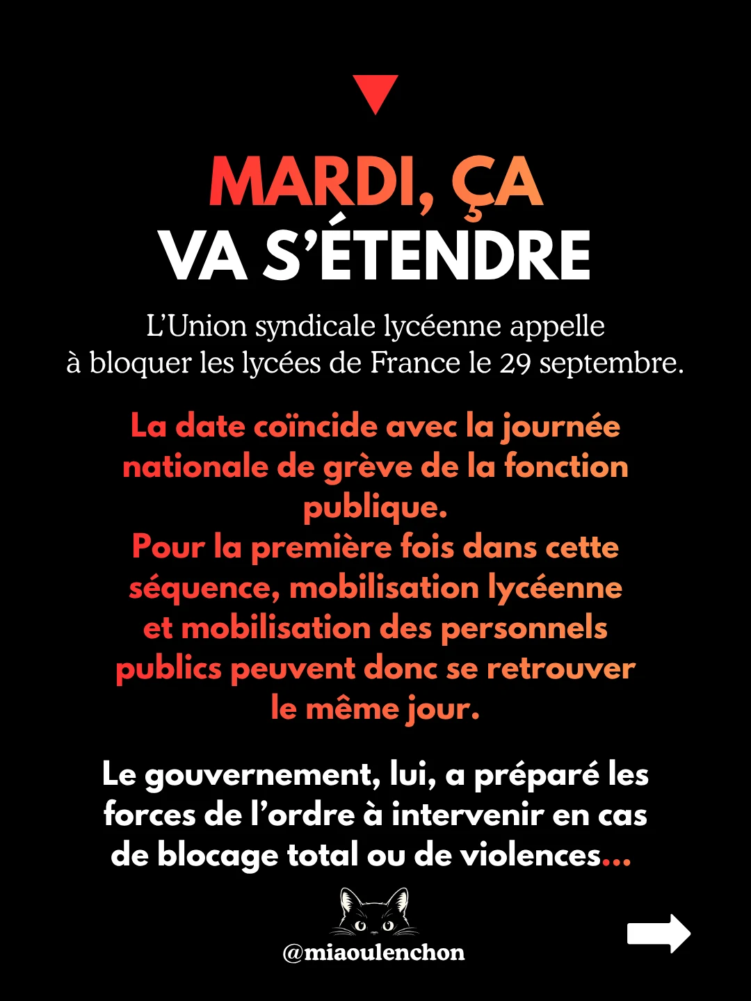 La France reprend la rue — diapositive 9