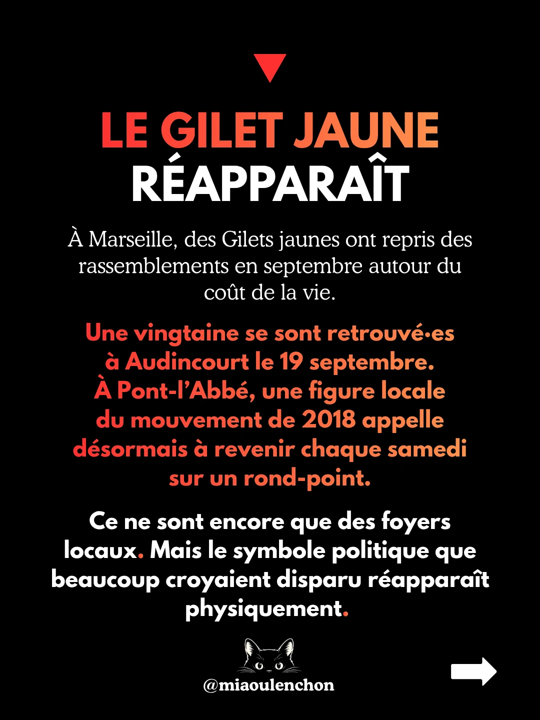 La France reprend la rue — diapositive 12