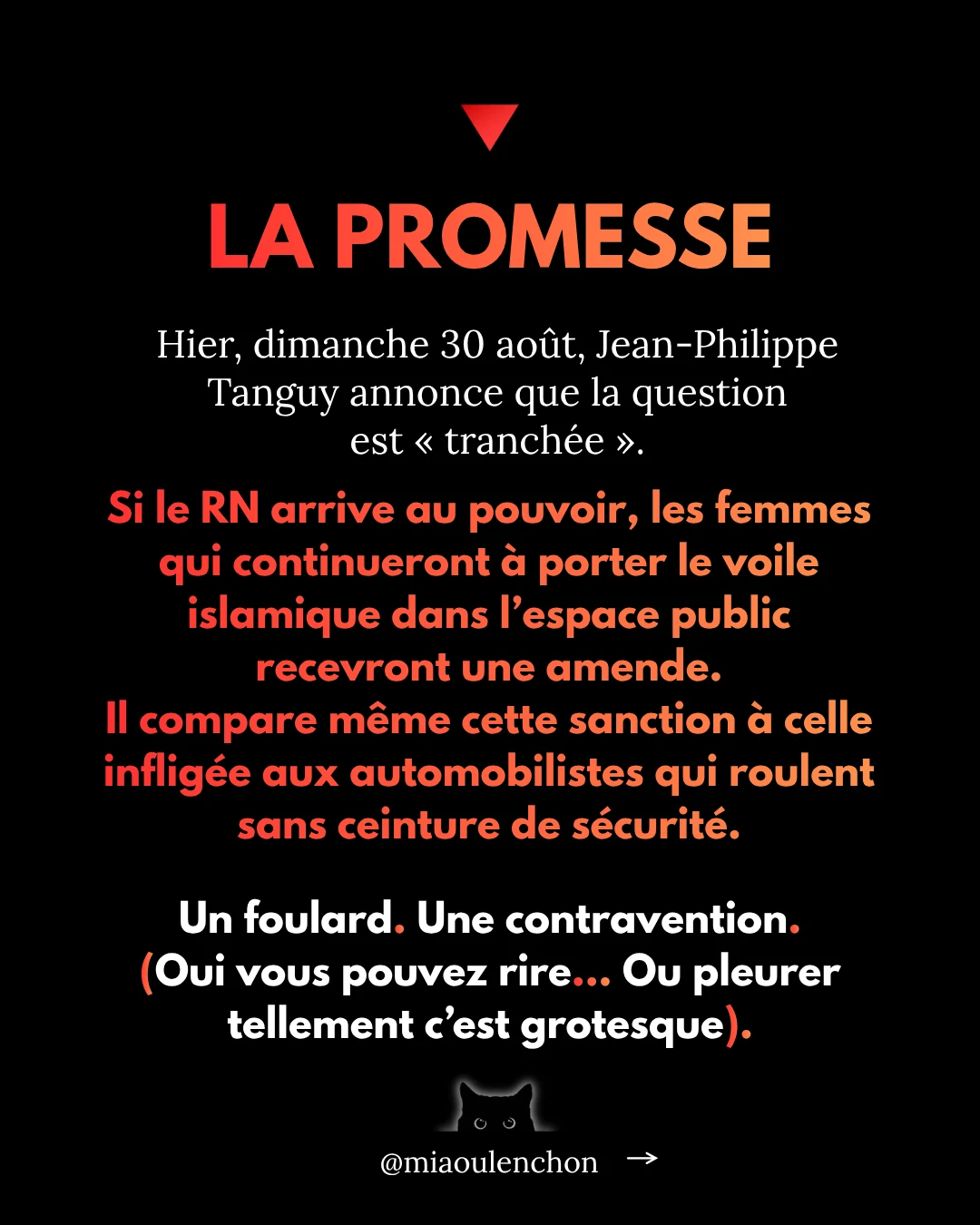 Verbaliser les femmes voilées — diapositive 2