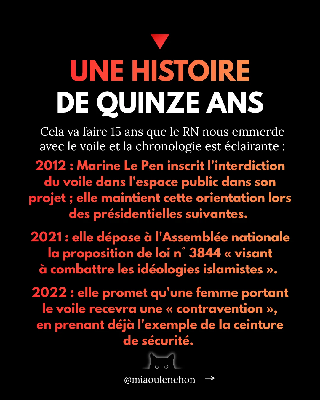 Verbaliser les femmes voilées — diapositive 12
