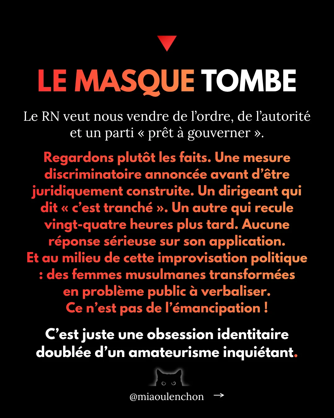 Verbaliser les femmes voilées — diapositive 16
