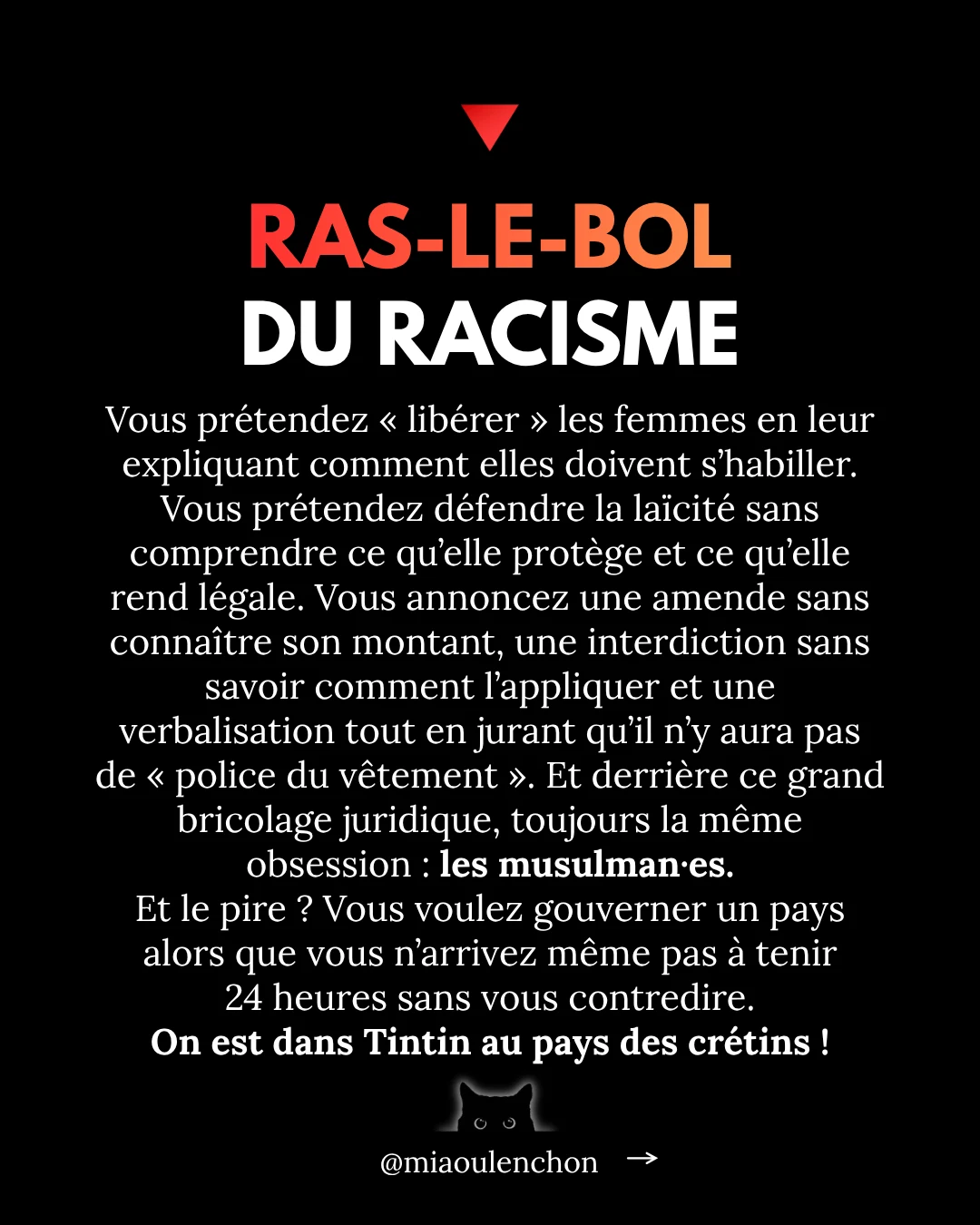Verbaliser les femmes voilées — diapositive 18