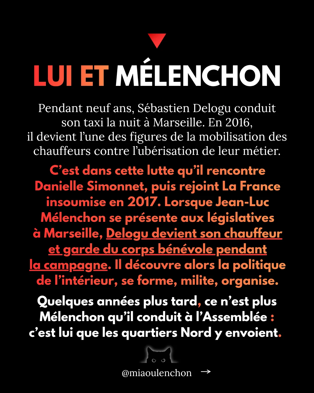 Sébastien Delogu : cible politique — diapositive 5