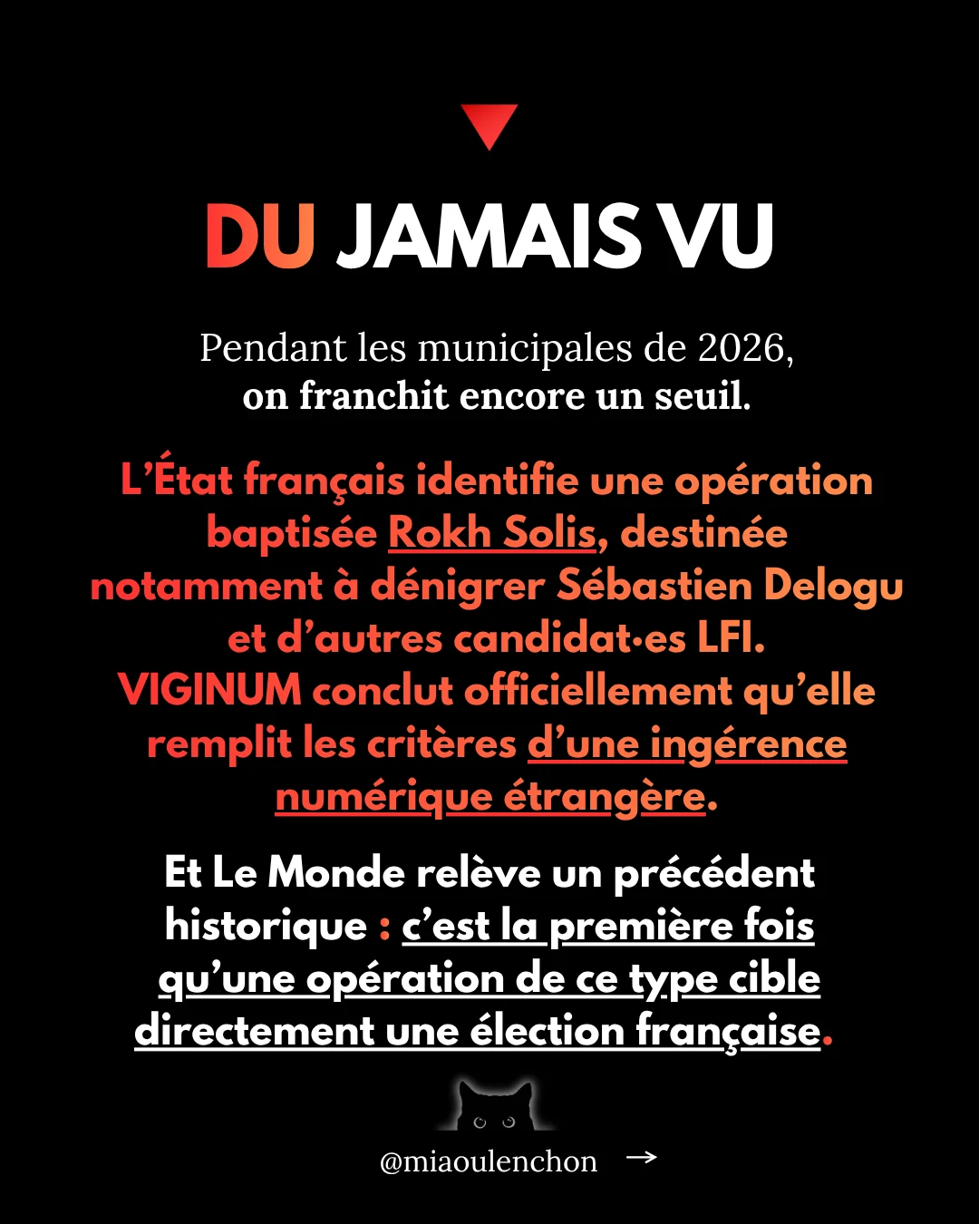 Sébastien Delogu : cible politique — diapositive 13