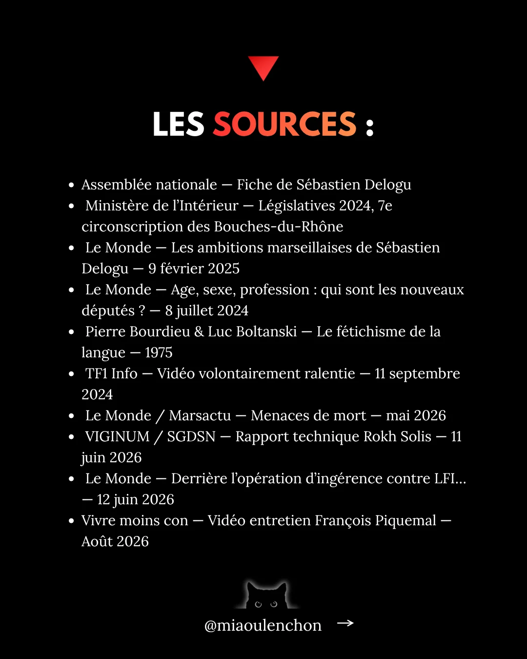 Sébastien Delogu : cible politique — diapositive 19