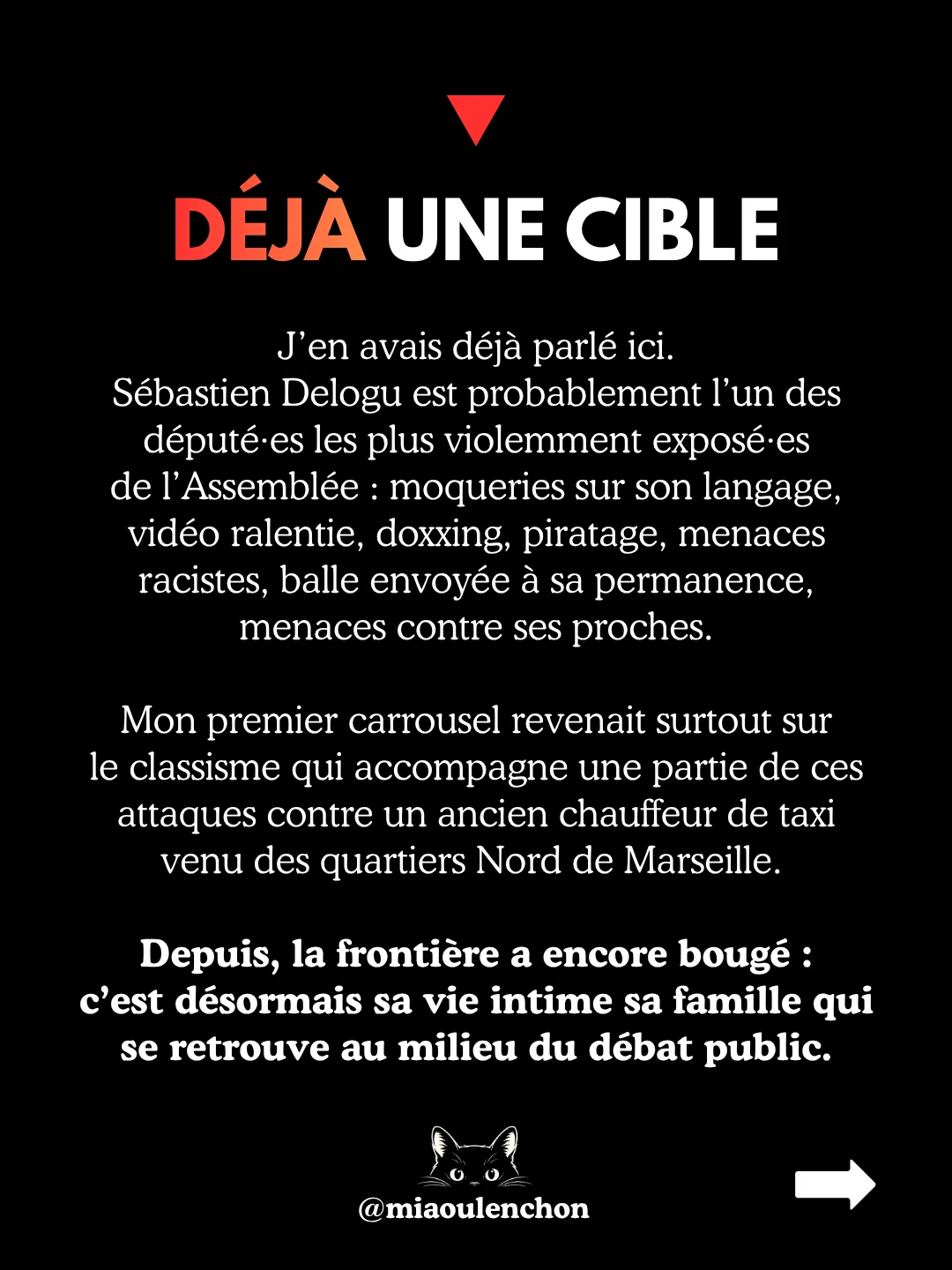 Sébastien Delogu : jusqu’à sa vie privée — diapositive 2
