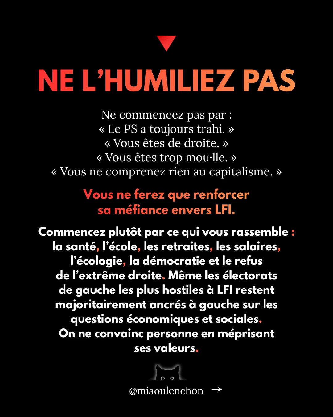 Comment convaincre un·e socio-démocrate de voter LFI en 2027 ? — diapositive 4