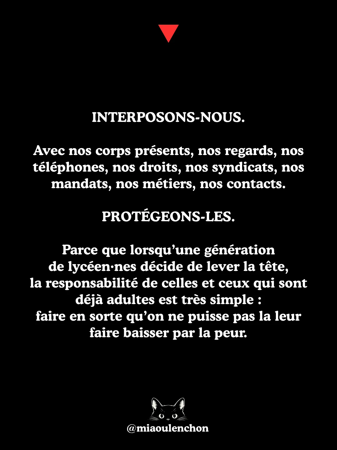 Interposons-nous, protégeons-les — diapositive 11