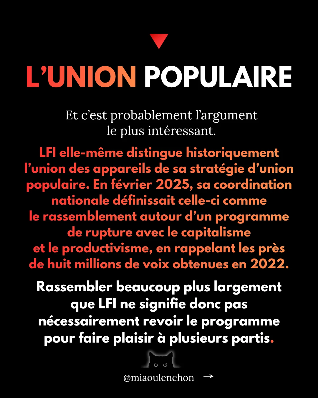 Arrêtez avec l’union — diapositive 10