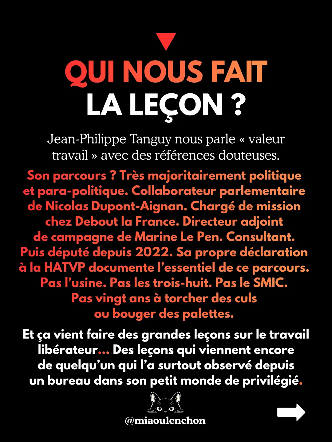 Non Jean-Philippe, le travail ne rend pas libre — diapositive 4