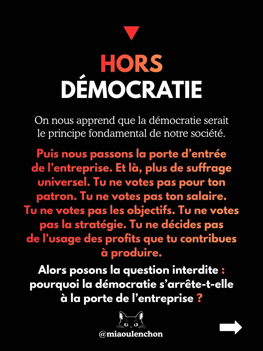 Non Jean-Philippe, le travail ne rend pas libre — diapositive 10