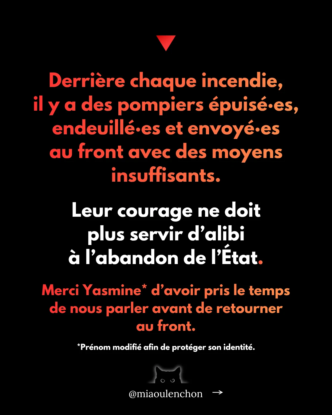 « C’est un véritable cauchemar » : témoignage de Yasmine, sapeuse-pompière — diapositive 4