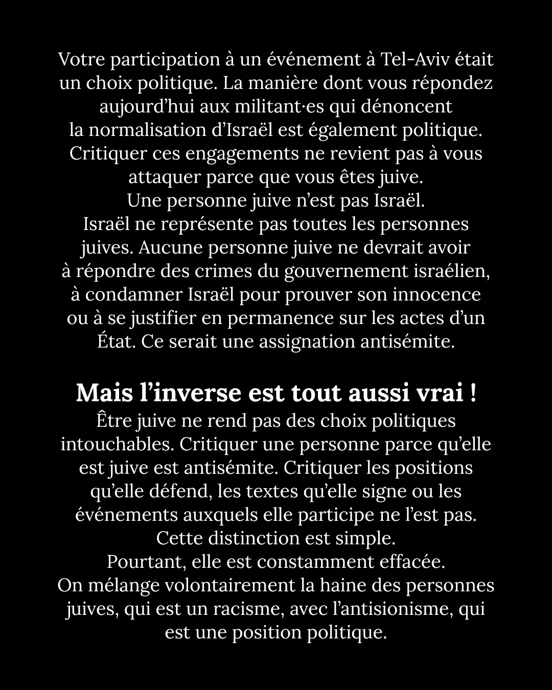 Non Barbara, nous ne sommes pas antisémites ! — diapositive 3