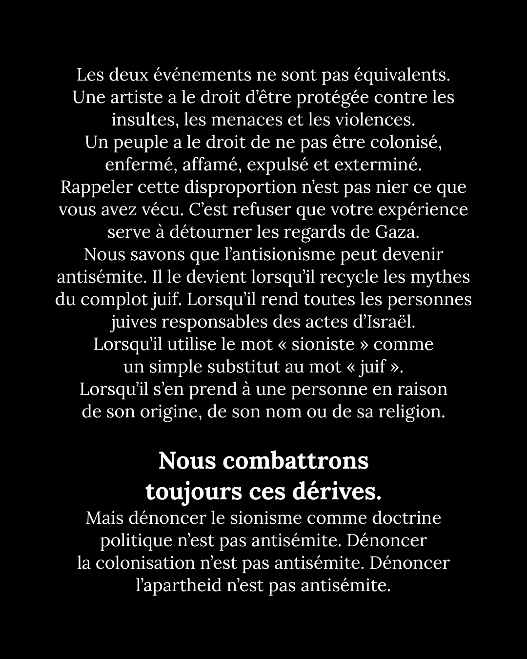 Non Barbara, nous ne sommes pas antisémites ! — diapositive 6