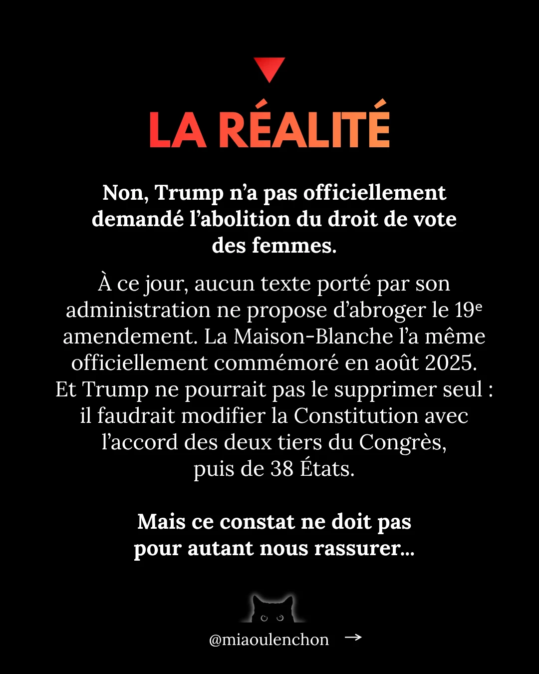 Trump et le vote des femmes — diapositive 2