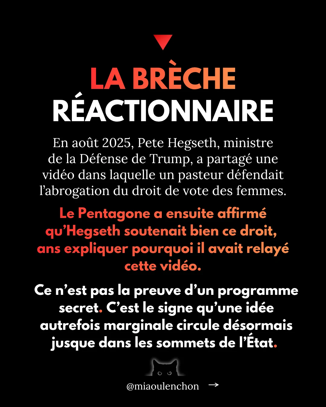 Trump et le vote des femmes — diapositive 3