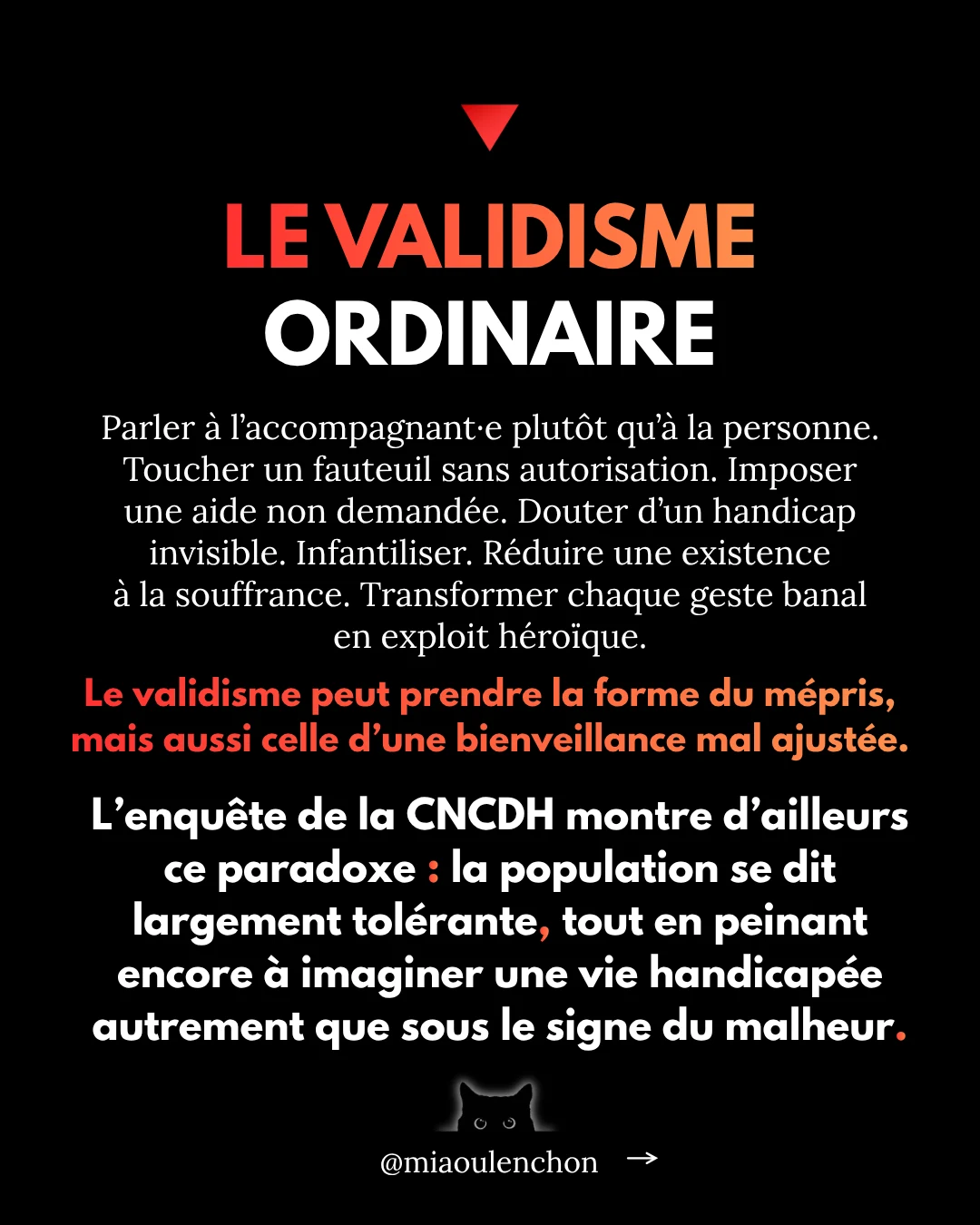 Le validisme : l’angle mort — diapositive 5
