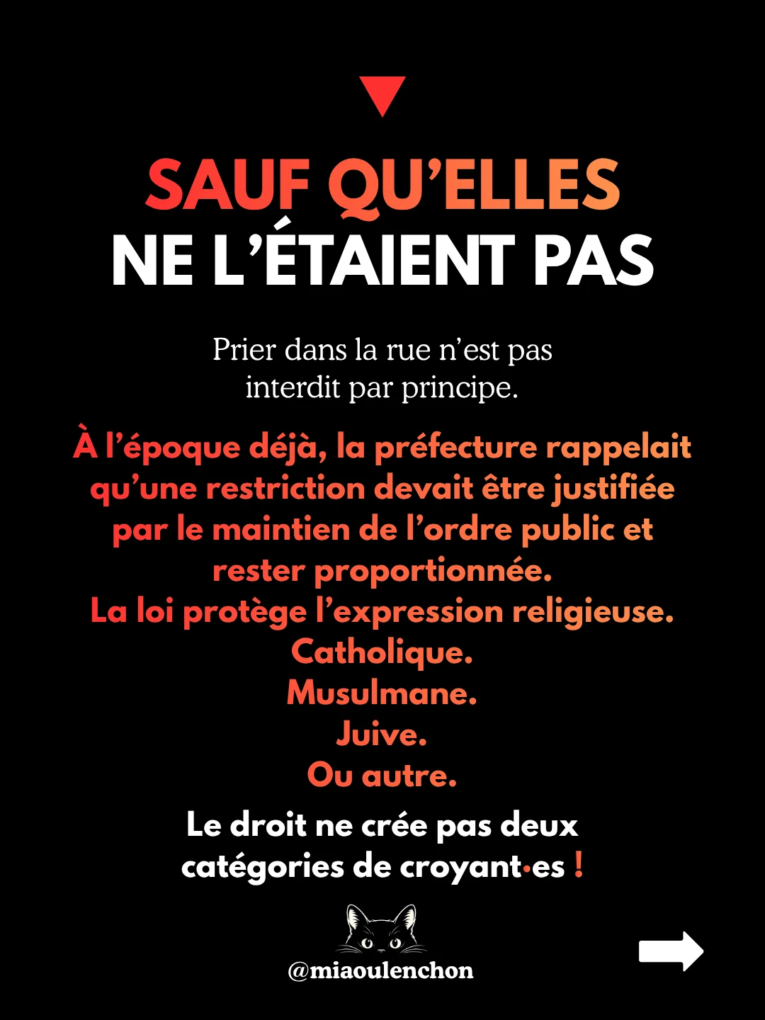 Visite du pape : la laïcité à géométrie variable — diapositive 8