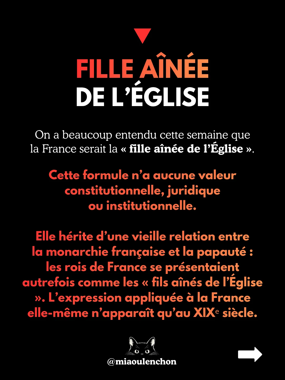 Visite du pape : la laïcité à géométrie variable — diapositive 10
