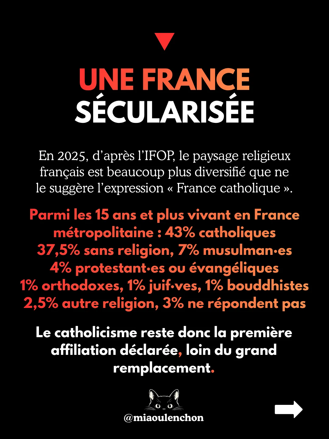 Visite du pape : la laïcité à géométrie variable — diapositive 17