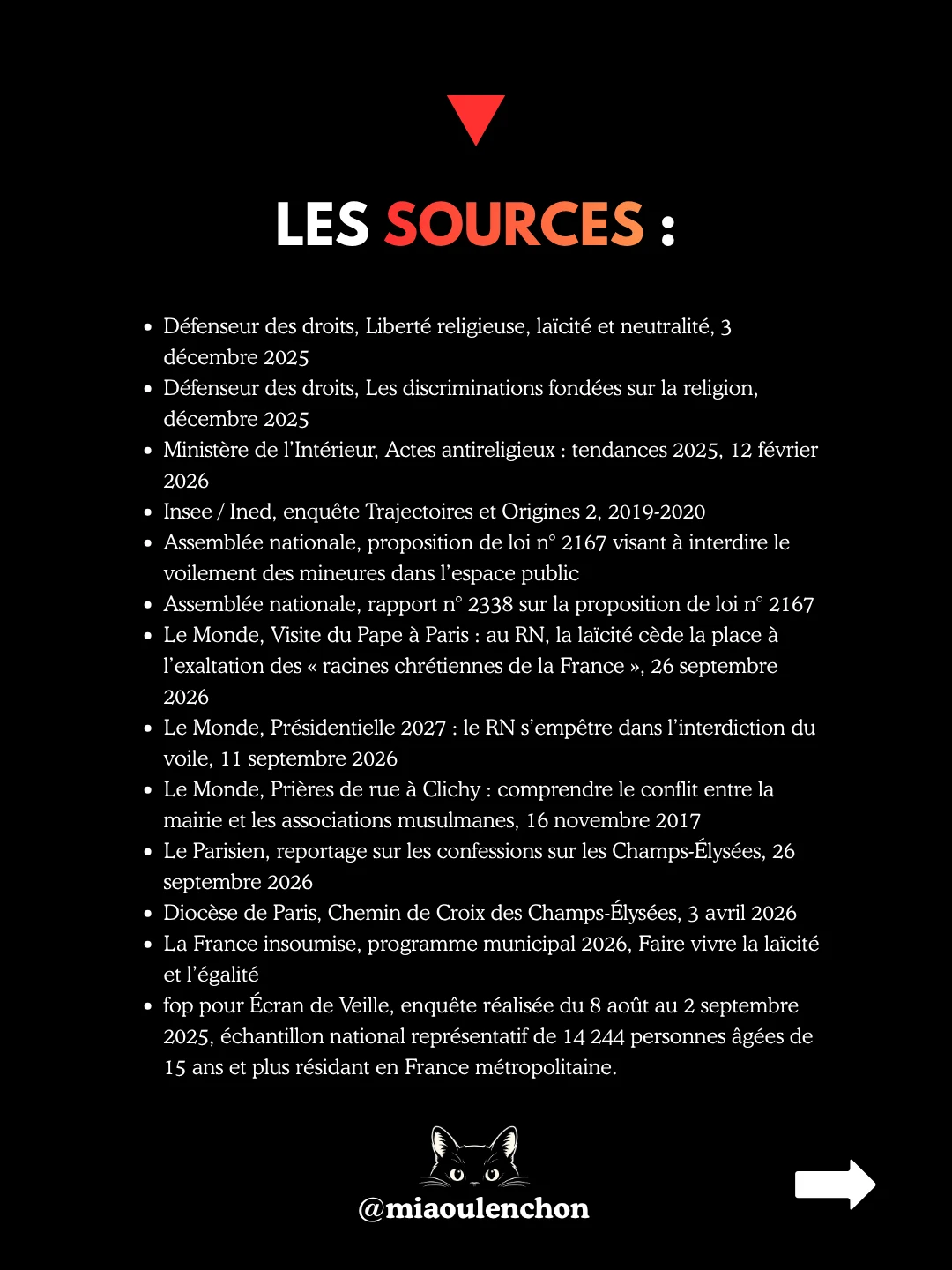 Visite du pape : la laïcité à géométrie variable — diapositive 19