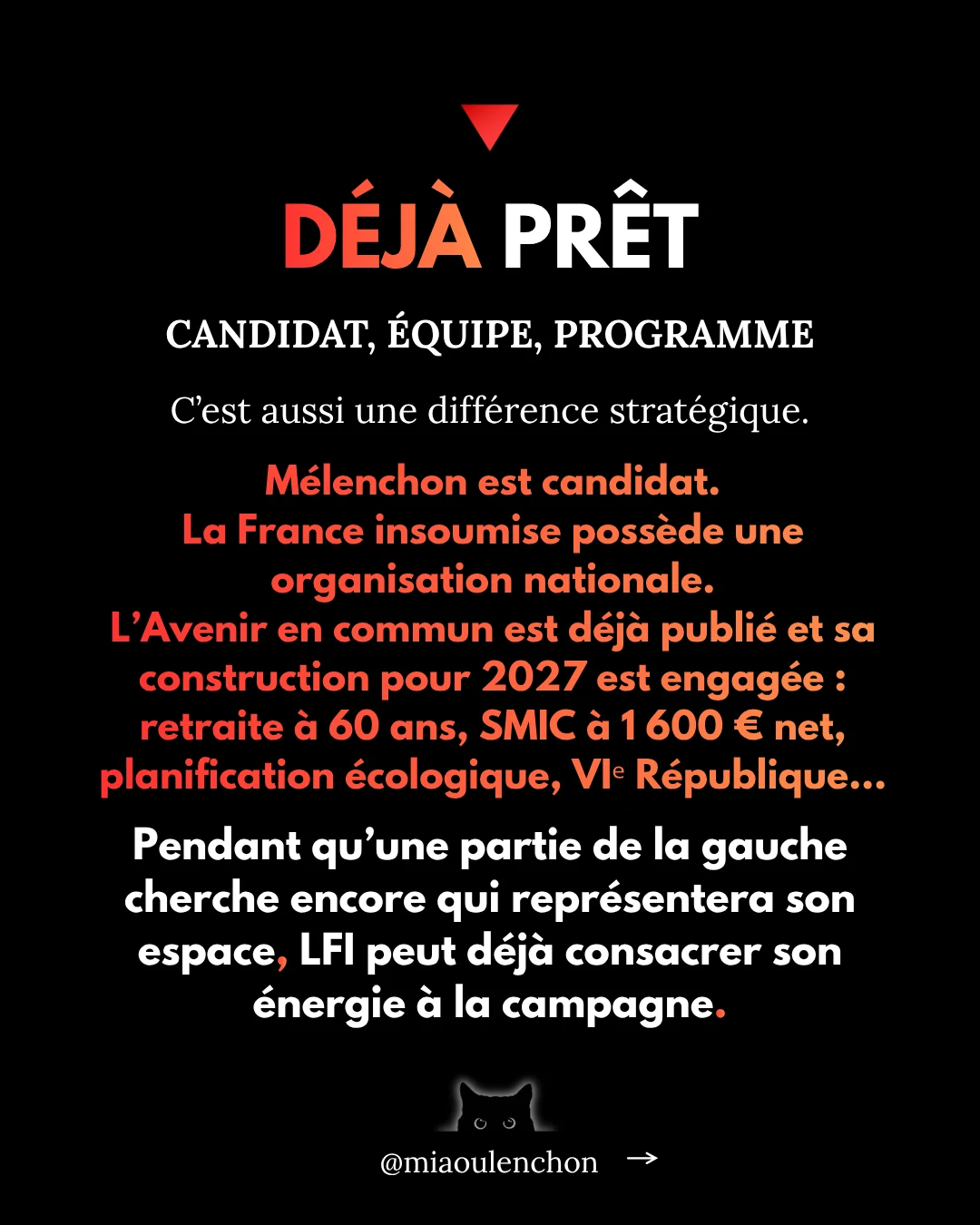 Le vote utile, c’est Mélenchon — diapositive 11