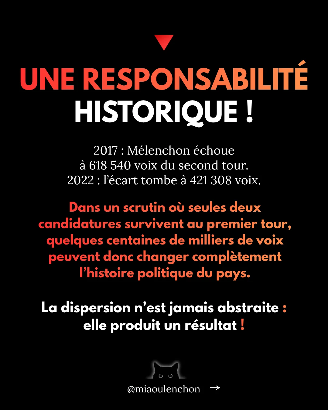 Le vote utile, c’est Mélenchon — diapositive 15